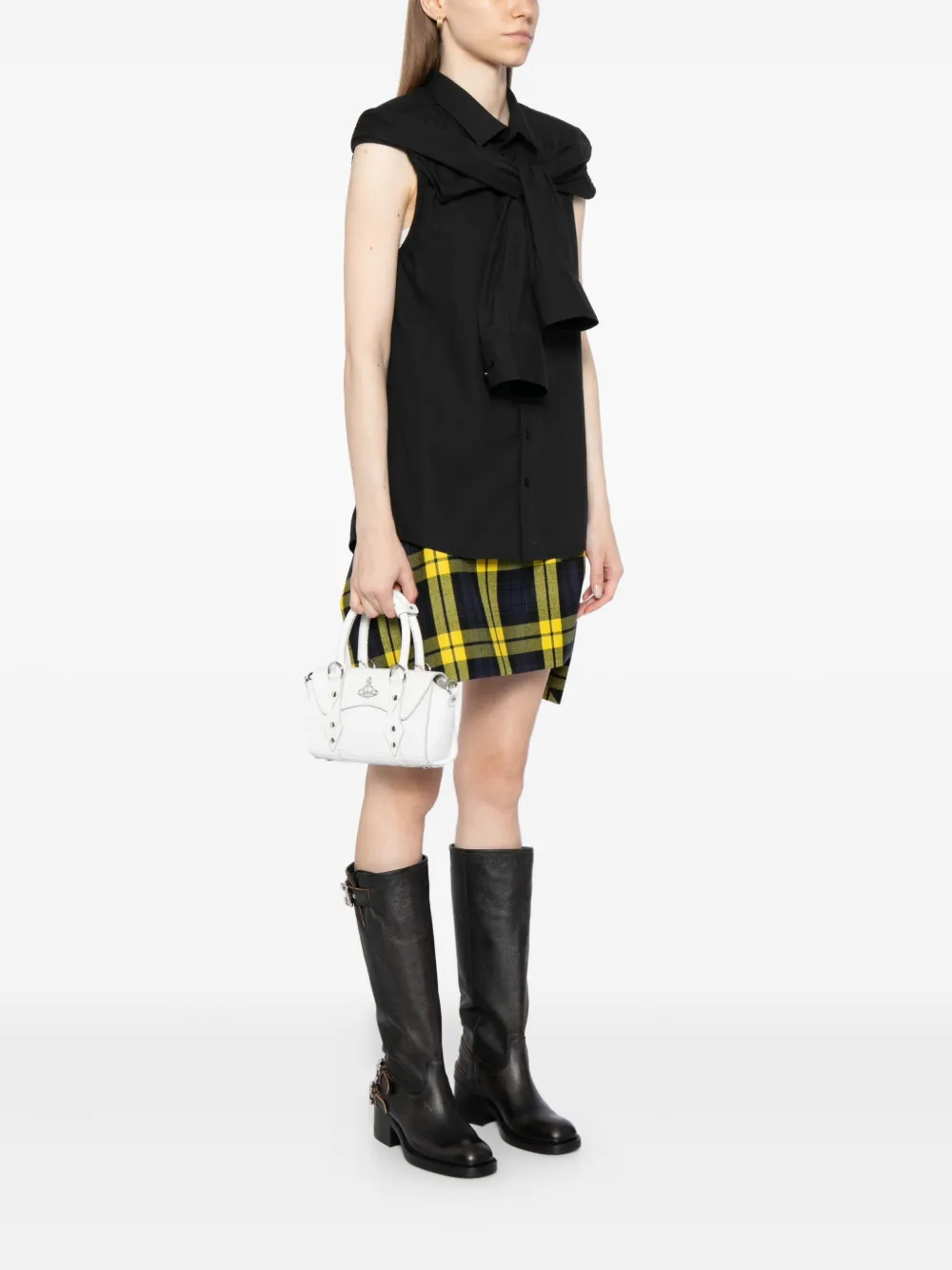 Vivienne Westwood Bettina mini-shopper - Wit