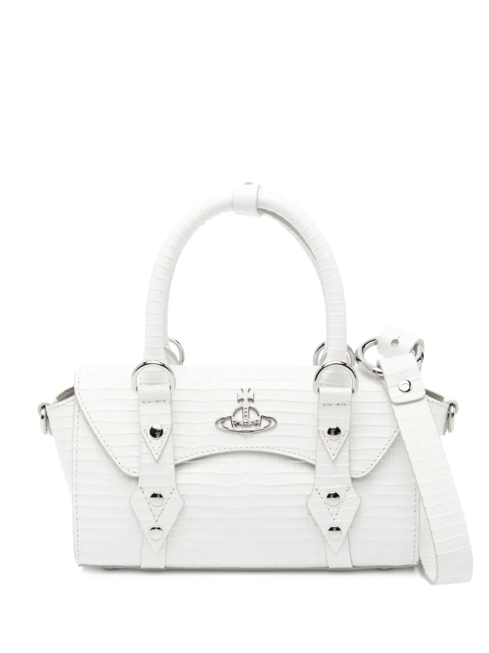 Vivienne Westwood Mini Bettina Tote Bag | White | FARFETCH