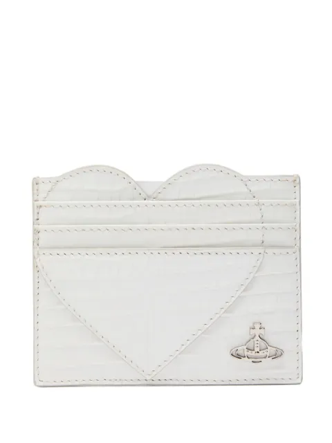 Vivienne Westwood heart-shaped leather card holder