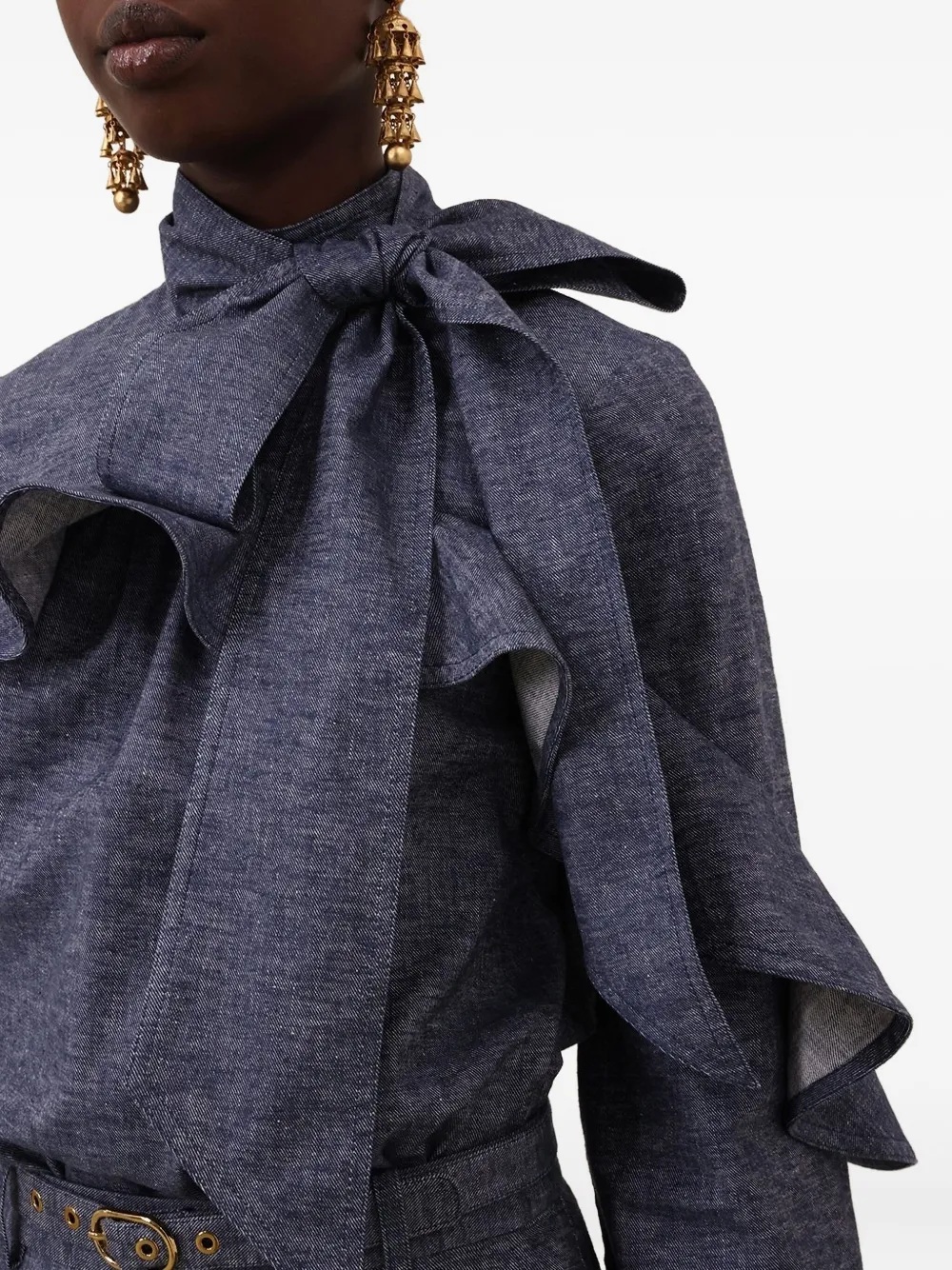 ZIMMERMANN Blouse met print Blauw