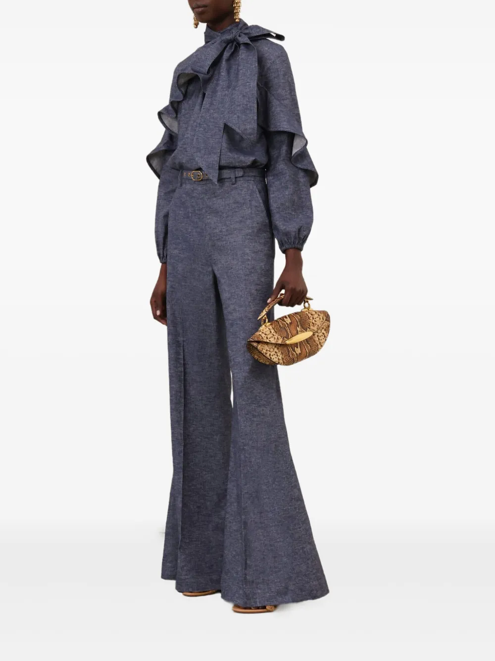 ZIMMERMANN Blouse met print Blauw