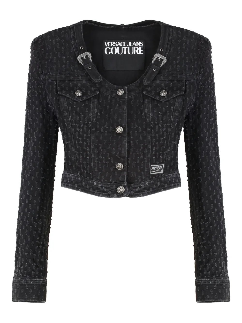 Versace Jeans Couture buckle-detail jacket | Black | Image 1