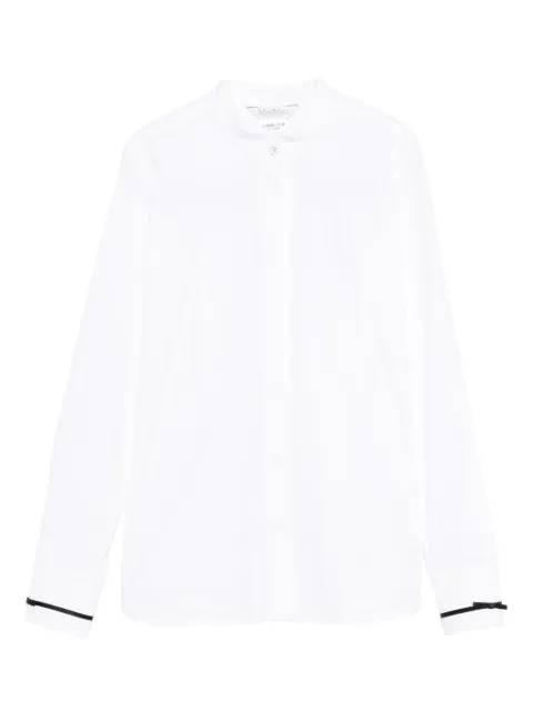 Max Mara Otranto piped-trim shirt