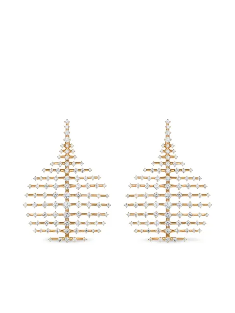 Fernando Jorge 18K yellow gold Disco diamond earrings