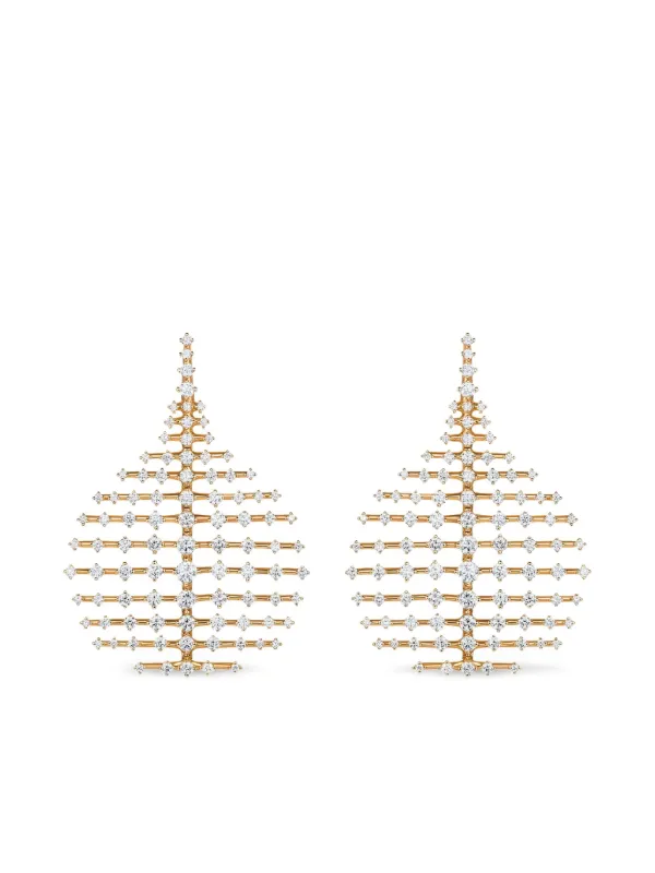 Fernando Jorge 18CT Yellow Gold Disco Diamond Earrings