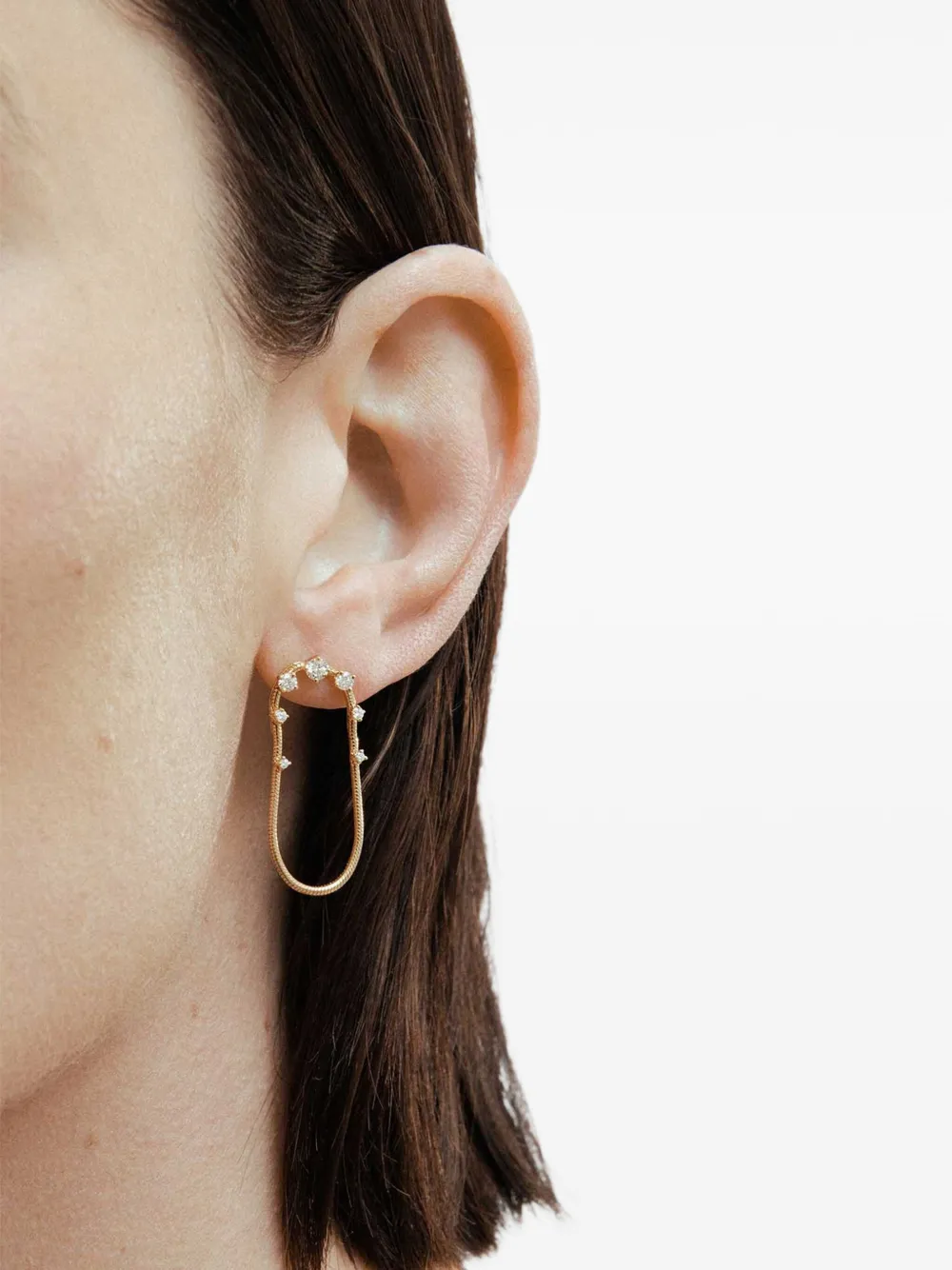 Fernando Jorge 18k Yellow Gold Diamond Earrings In Gold