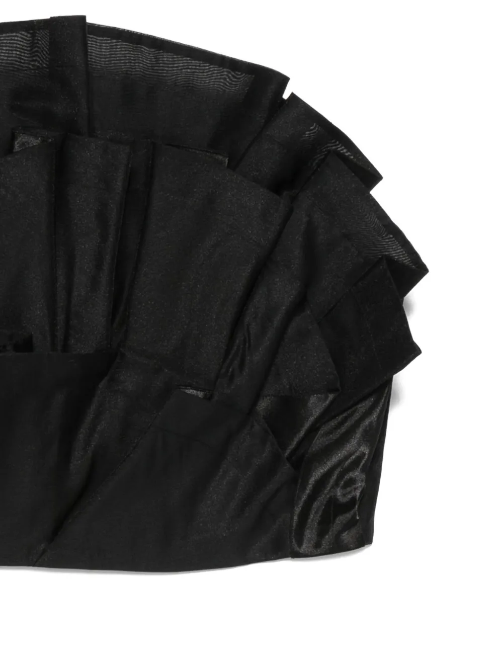 Aje Selestia top met ruches Zwart