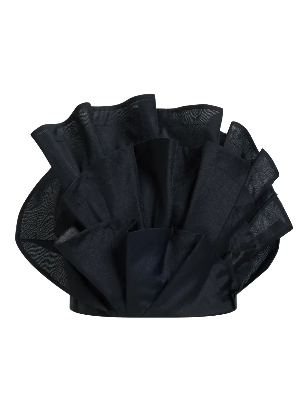 Aje Selestia ruffled top | Black | Image 1