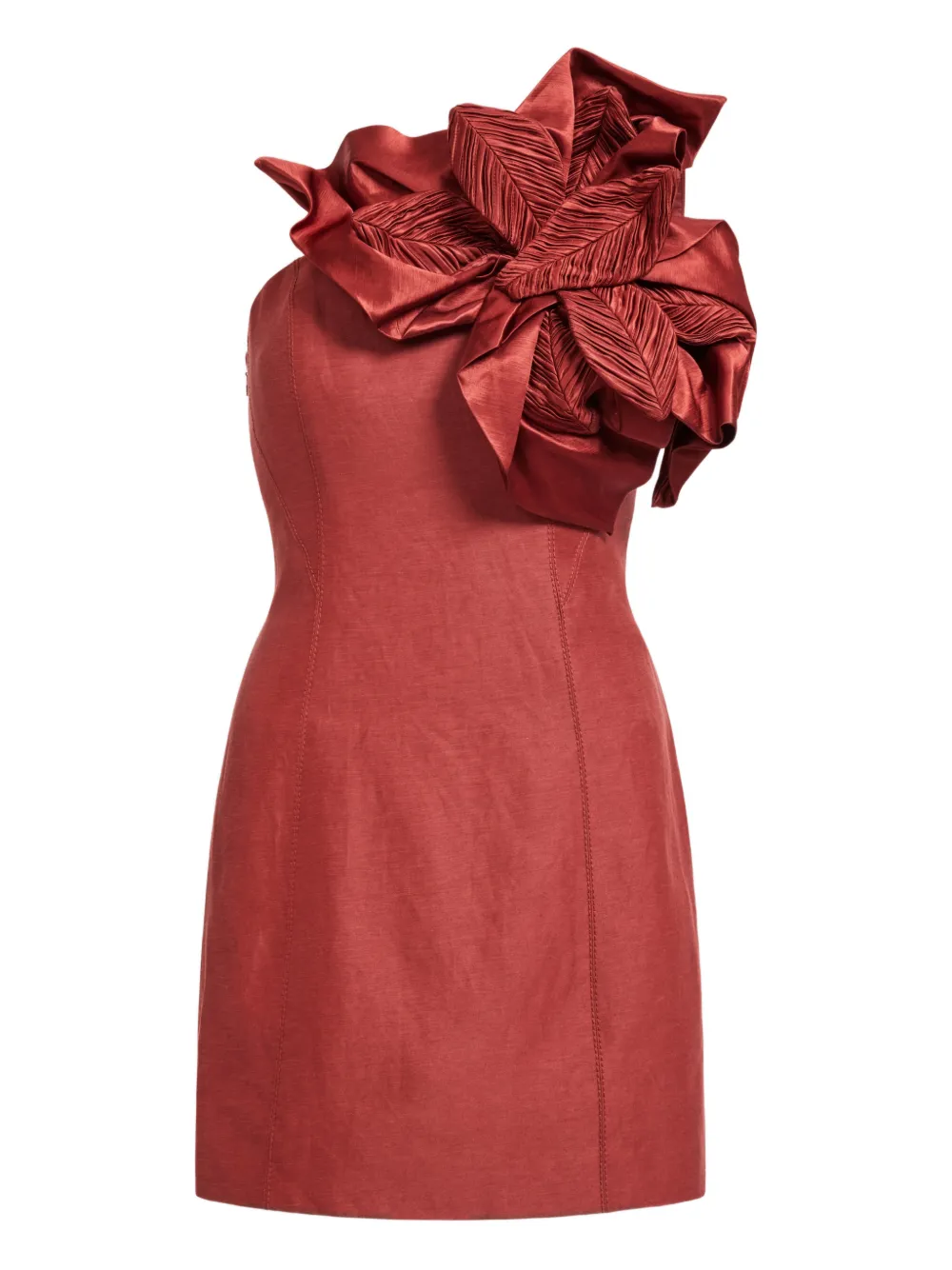 Aje Isla floral-detail mini dress | Orange | Image 1