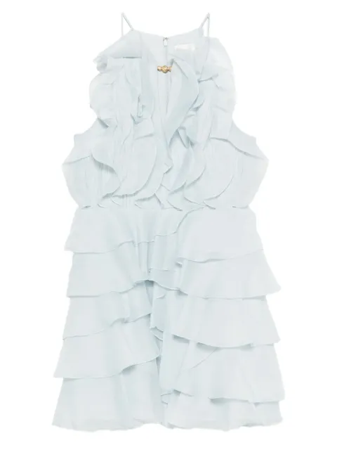 Aje Cleo ruffled tiered mini dress