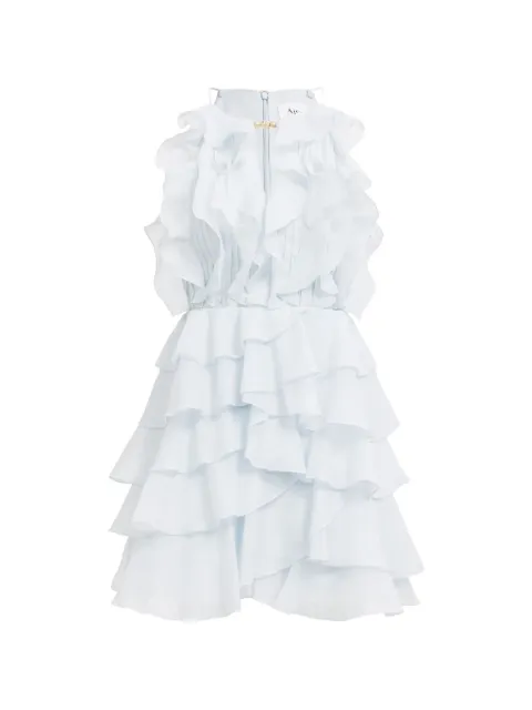 Aje Cleo ruffled tiered mini dress