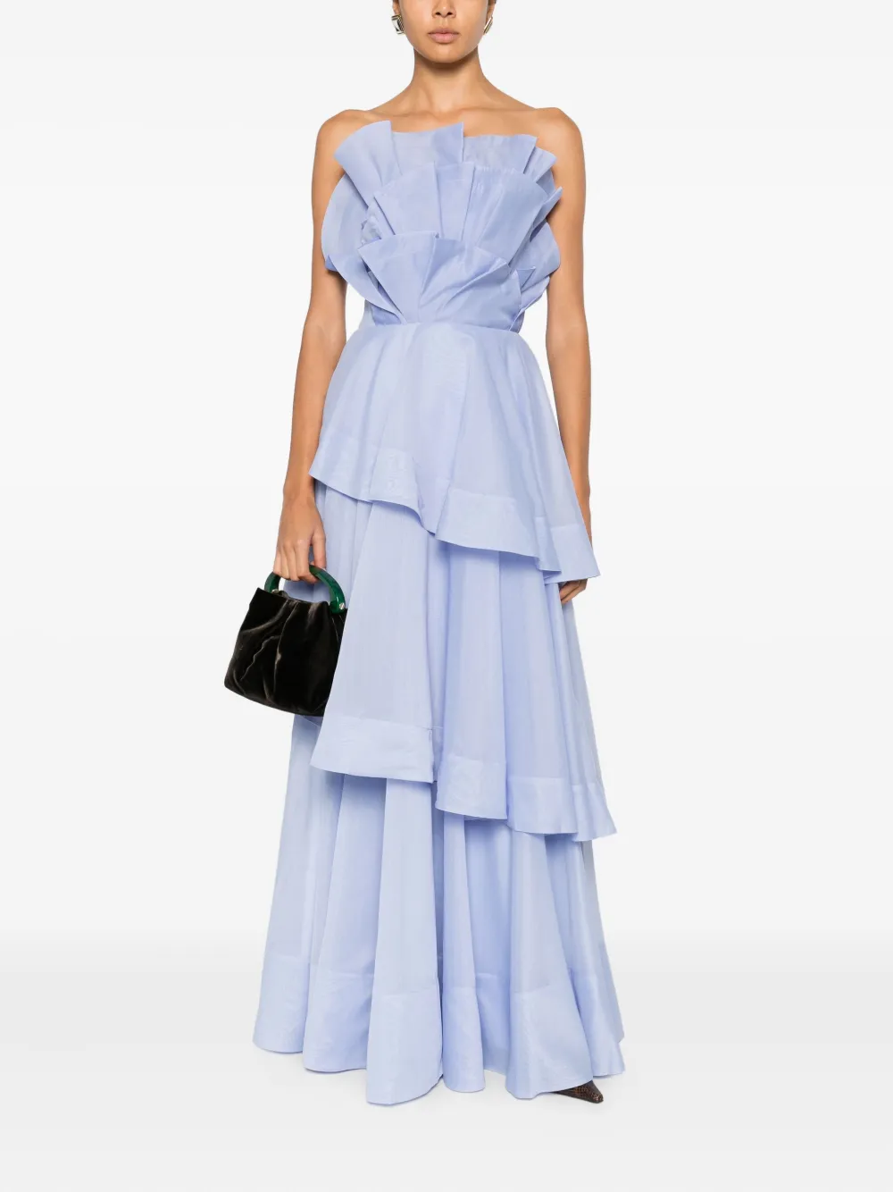 Aje Selestia Gown Dresse In Blue