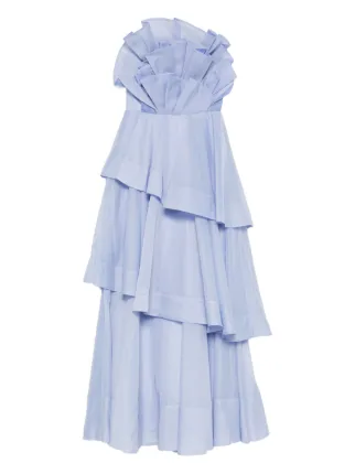 Aje Selestia Gown Dresse | Blue | FARFETCH Aje Selestia Gown Dresse | Blue | FARFETCH
