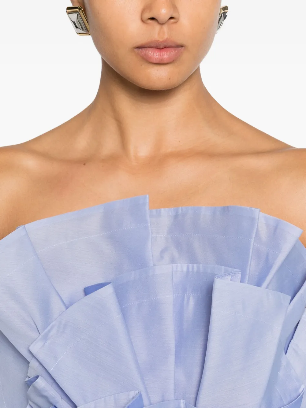 Aje Selestia Gown Dresse In Blue