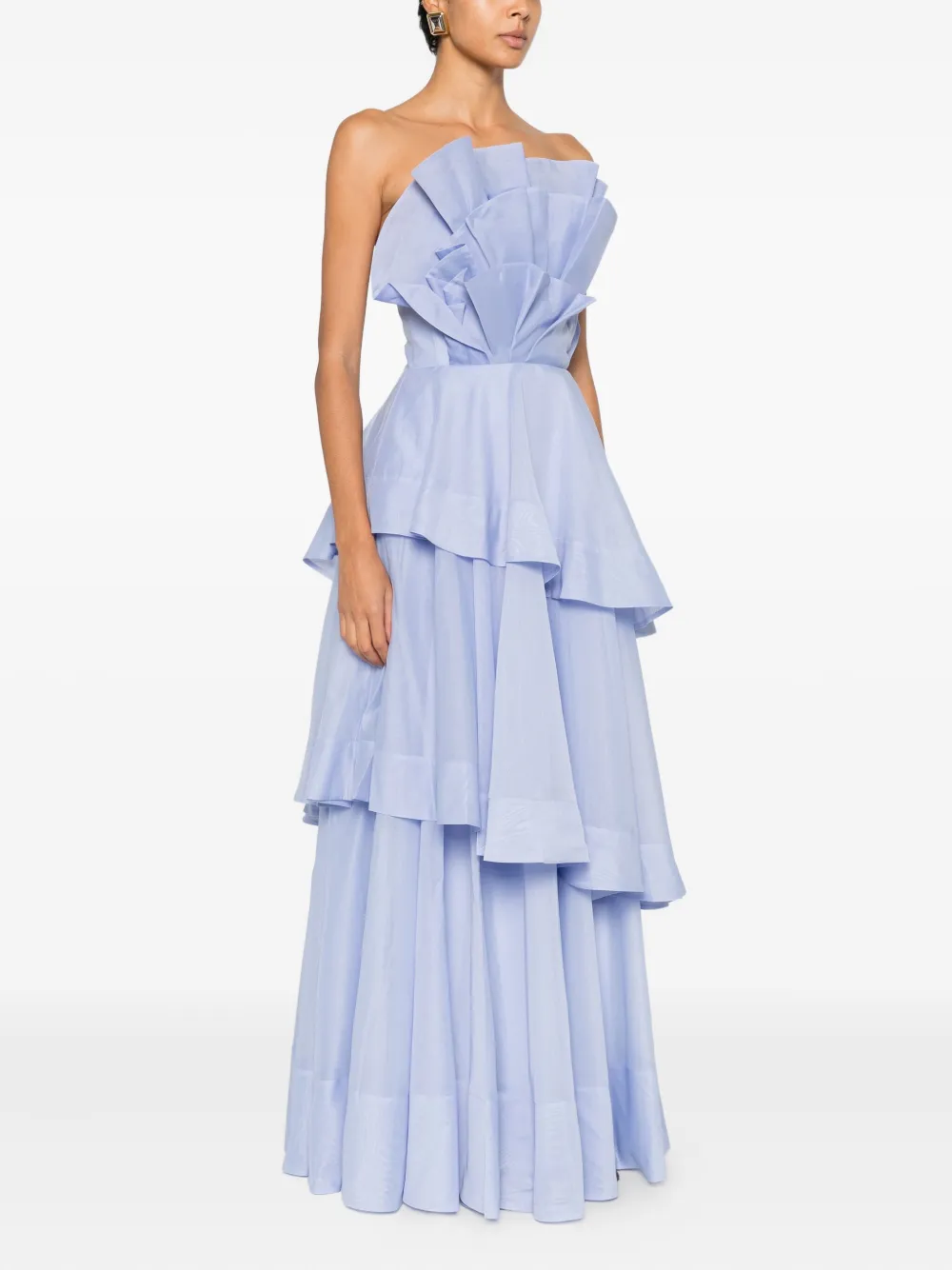 Aje Selestia Gown Dresse In Blue