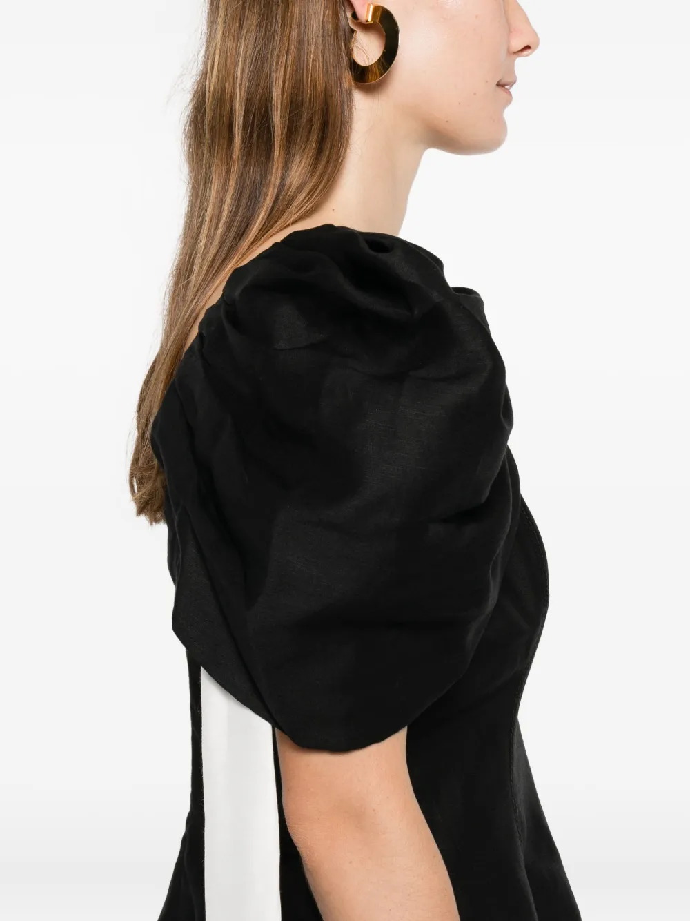 Aje Bisou mini-jurk Zwart