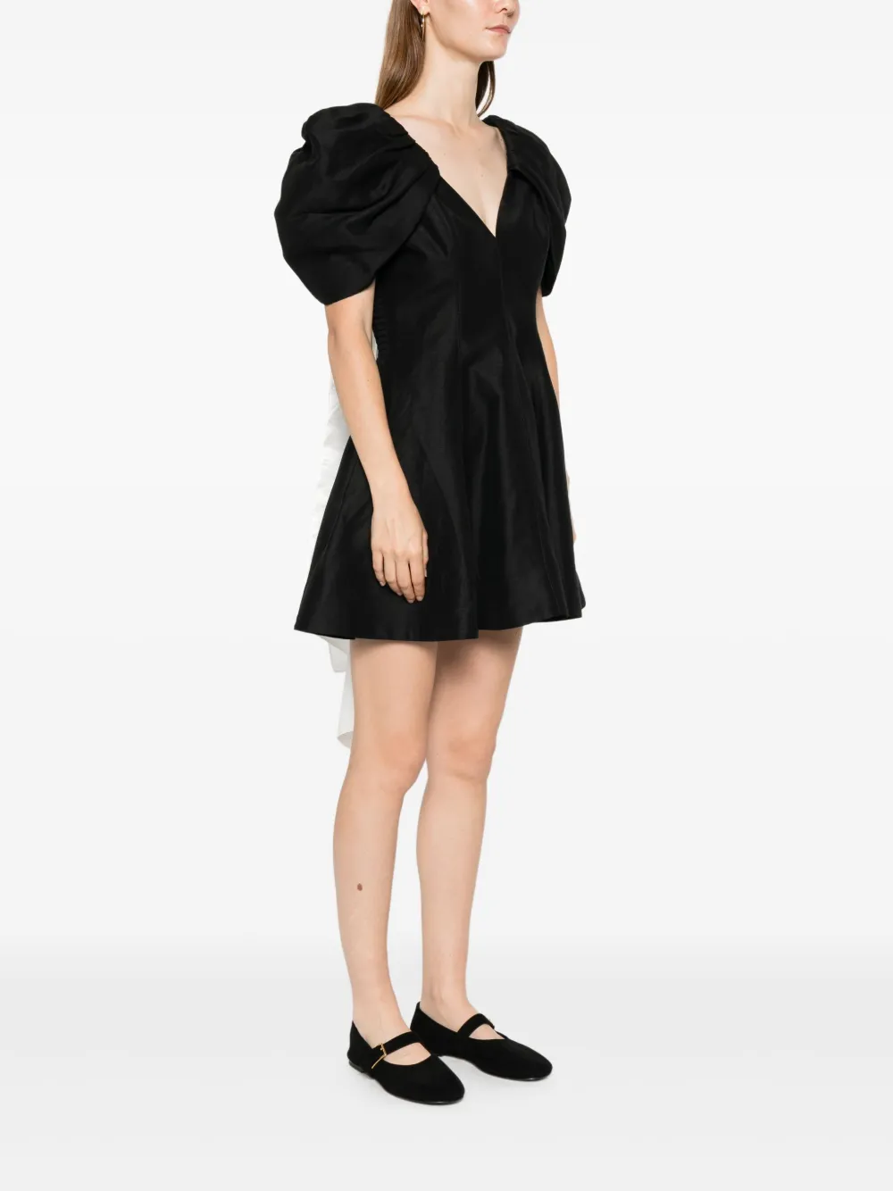 Aje Bisou mini-jurk Zwart