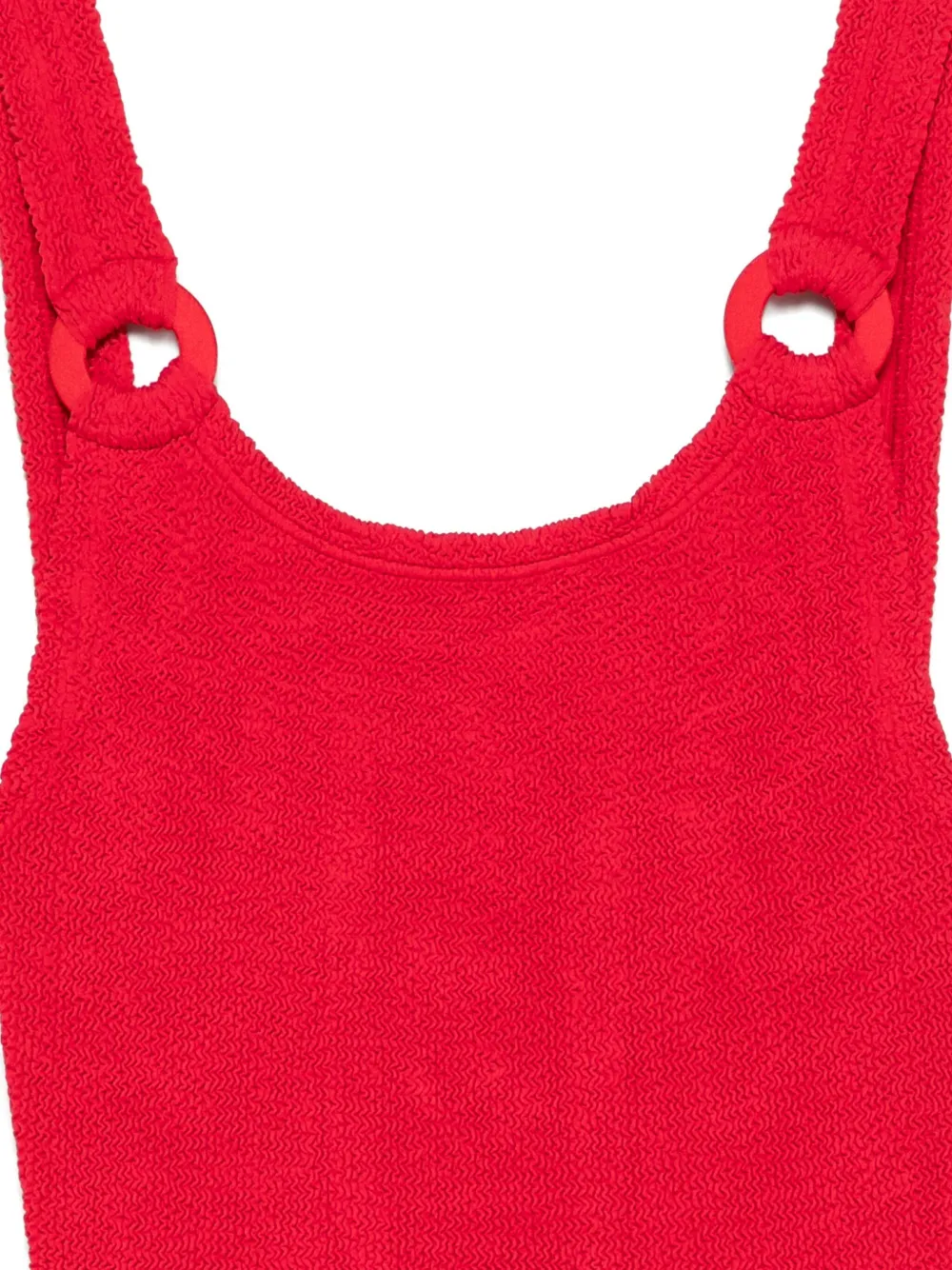 Hunza G Domino badpak met oorring detail Rood