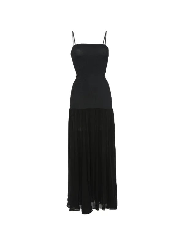 Hunza G Nancy Hybrid Dress | Black | One size