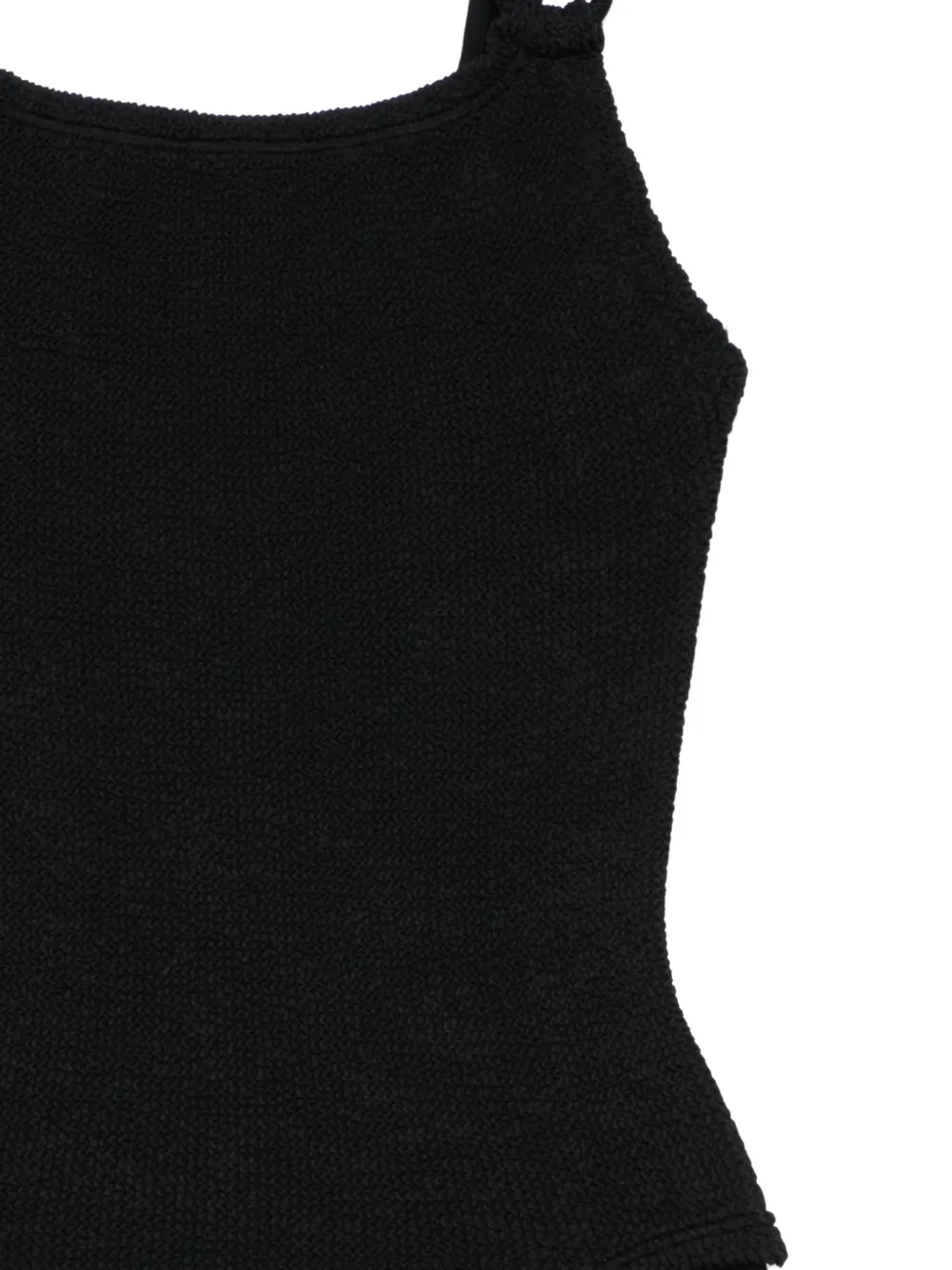 Hunza G Melody badpak met ringlets Zwart