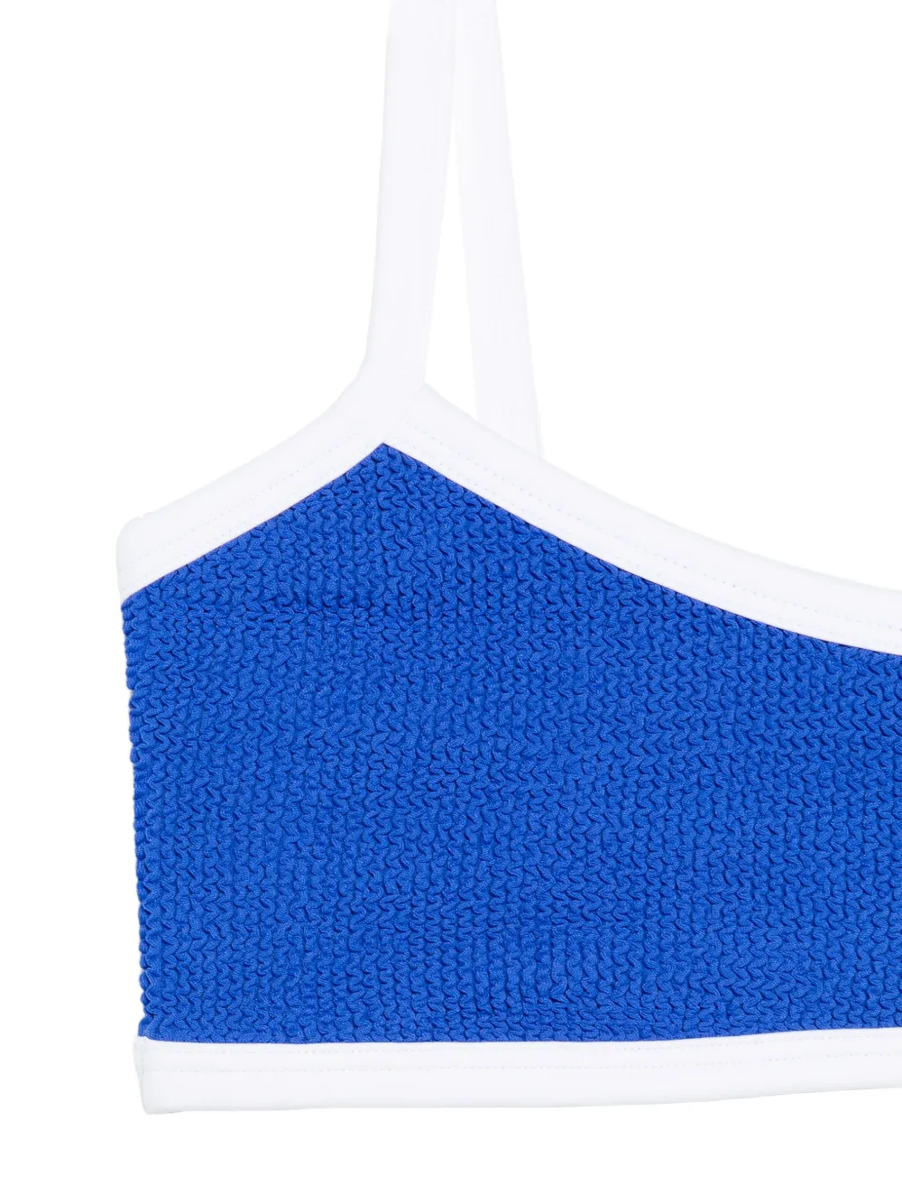 Hunza G Tyler bikini met contrasterende afwerking Blauw