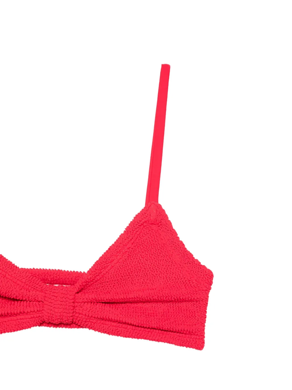 Hunza G Alicia bikini met strik-effect Rood