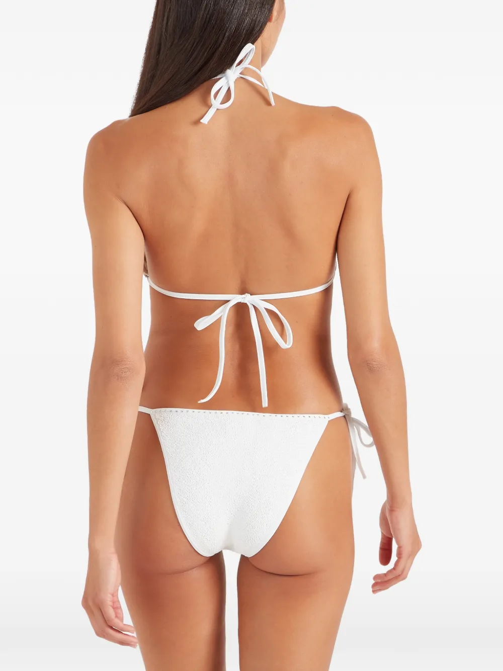  Hunza G Gina Swarovski® Bikini - White 