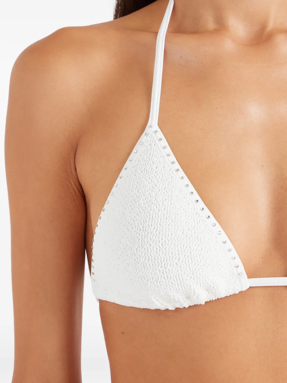 Hunza G Gina Swarovski bikini Wit