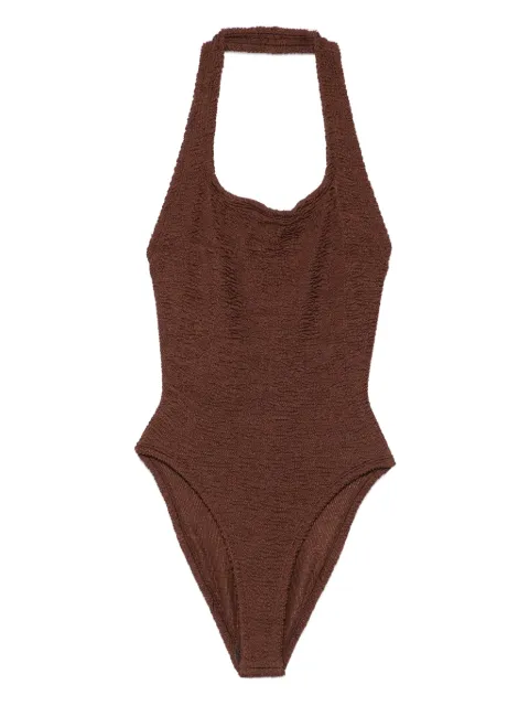 Hunza G Sandy halterneck swimsuit
