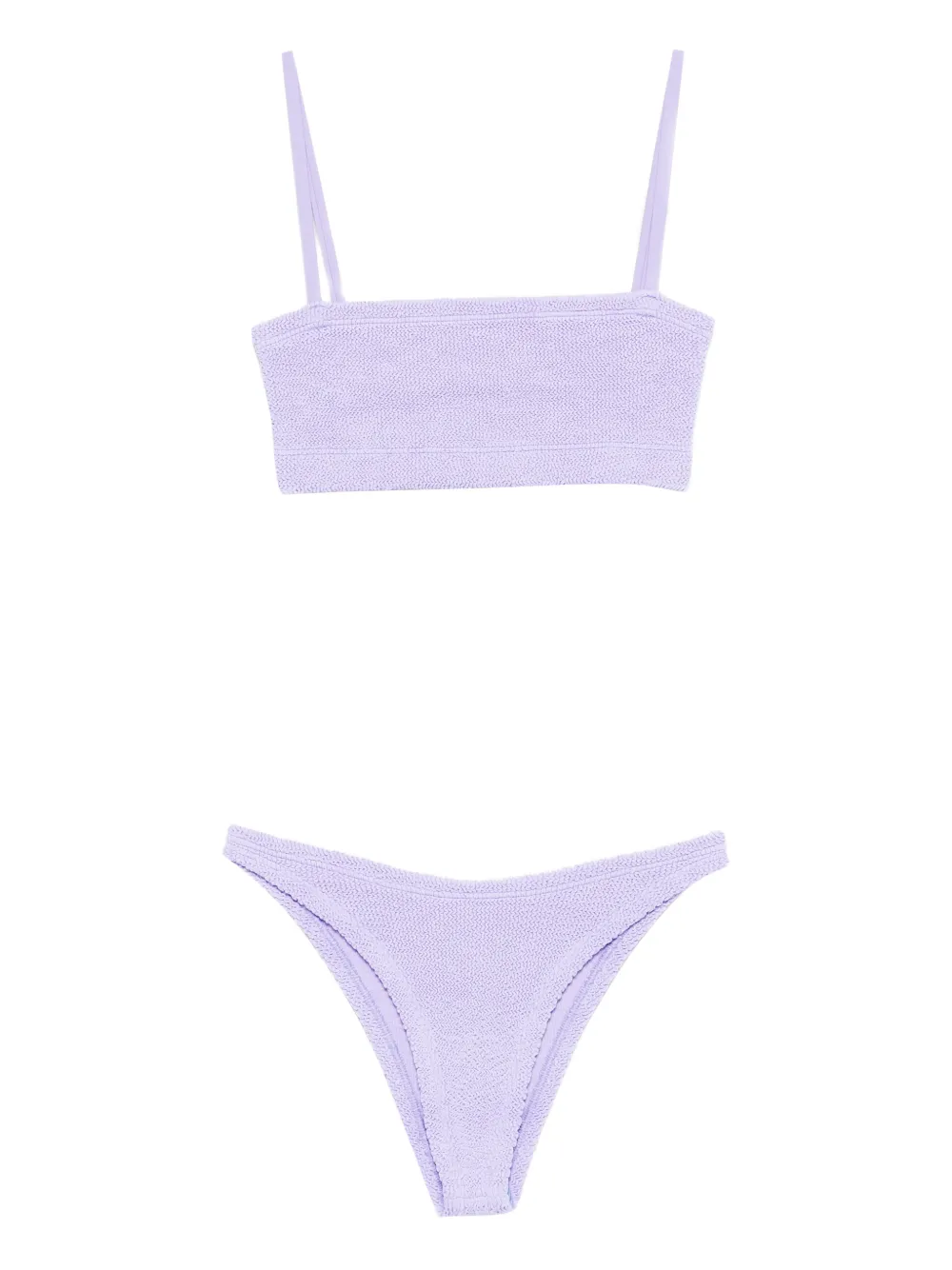 Hunza G Square-neck Bikini In Purple