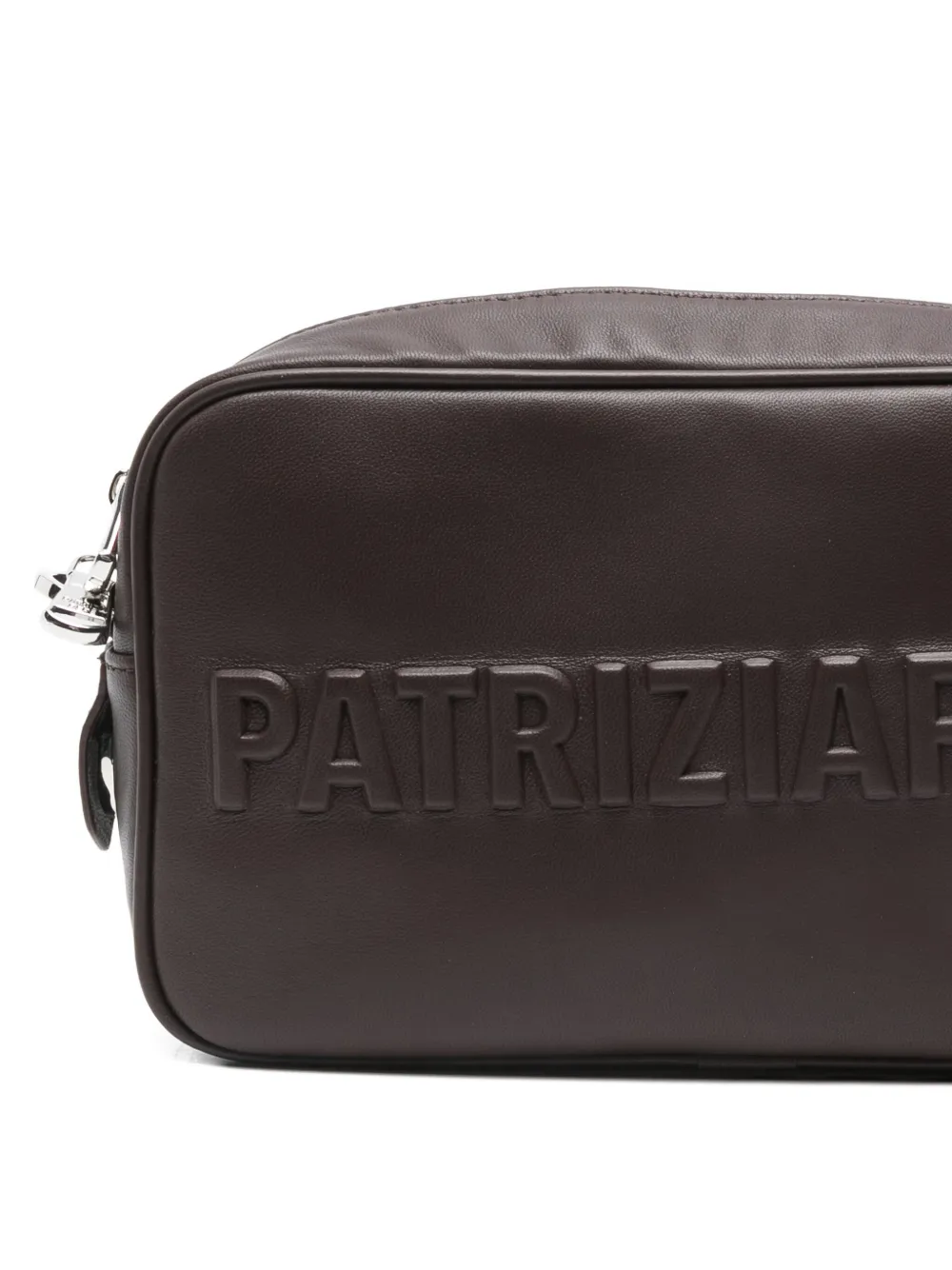 Patrizia Pepe Logo-embossed Shoulder Bag In Orange