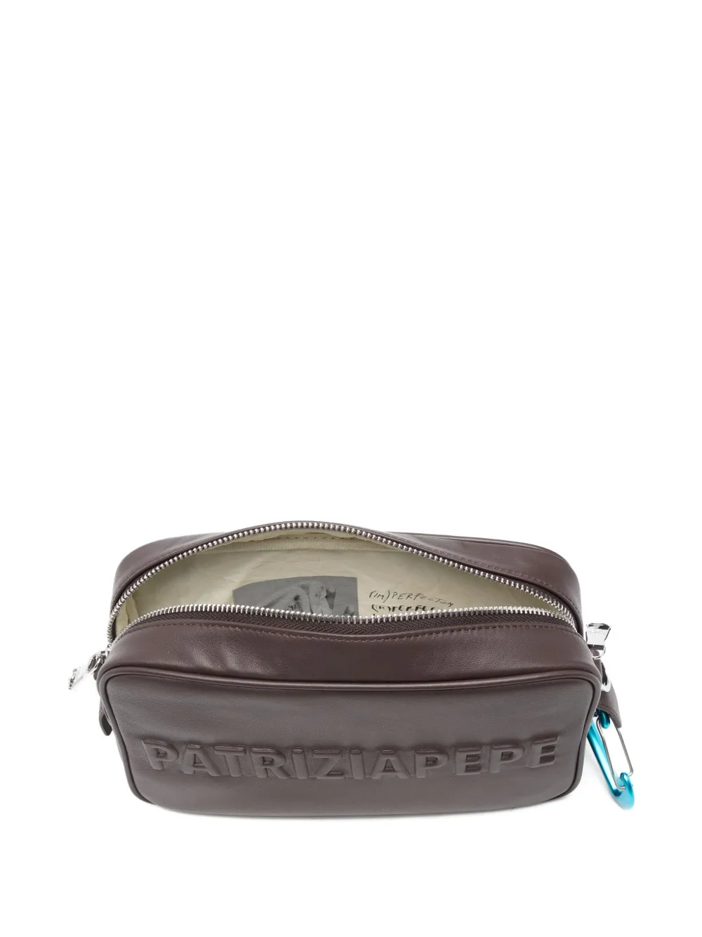 Patrizia Pepe Logo-embossed Shoulder Bag In Orange