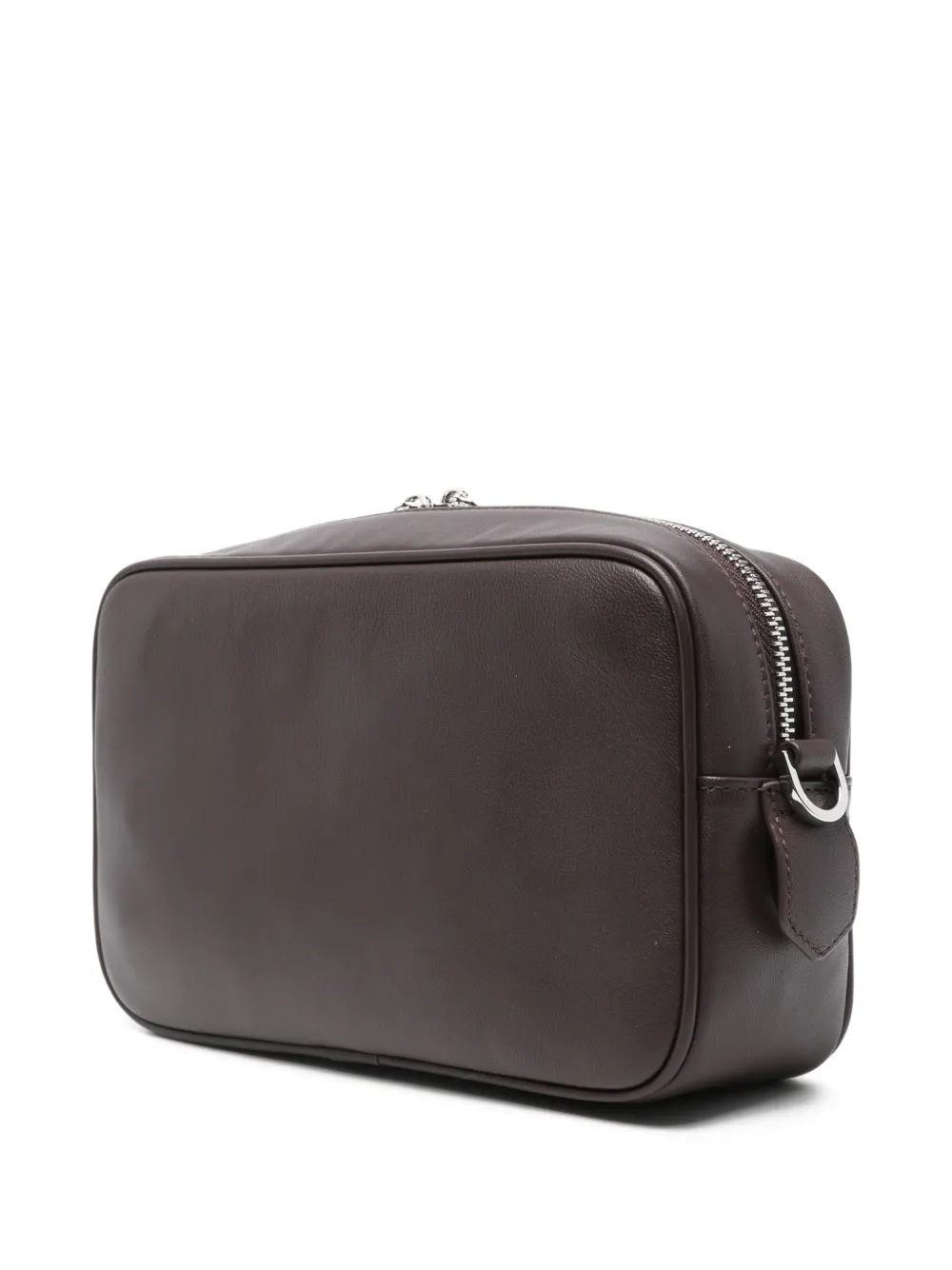 Patrizia Pepe Logo-embossed Shoulder Bag In Orange