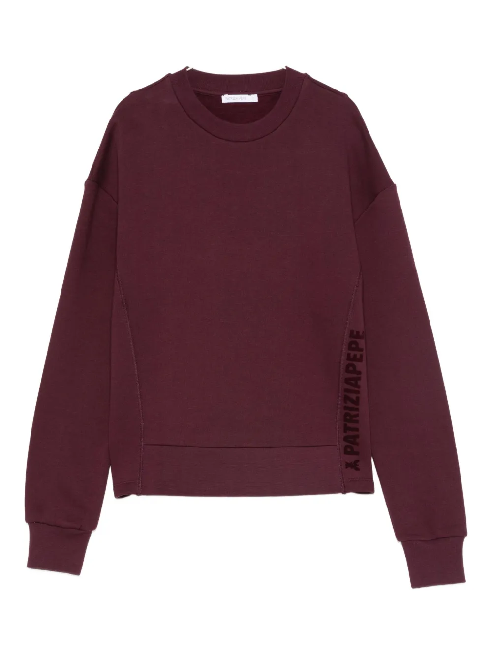 Patrizia Pepe cotton sweatshirt | Purple | Image 1