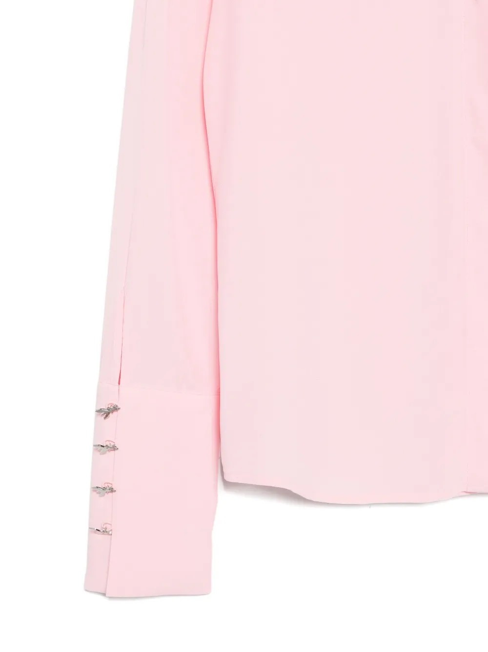 single-breasted slit-sleeve blazer