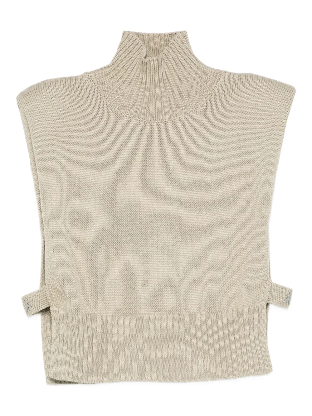 Patrizia Pepe ribbed vest | Neutrals | Image 1
