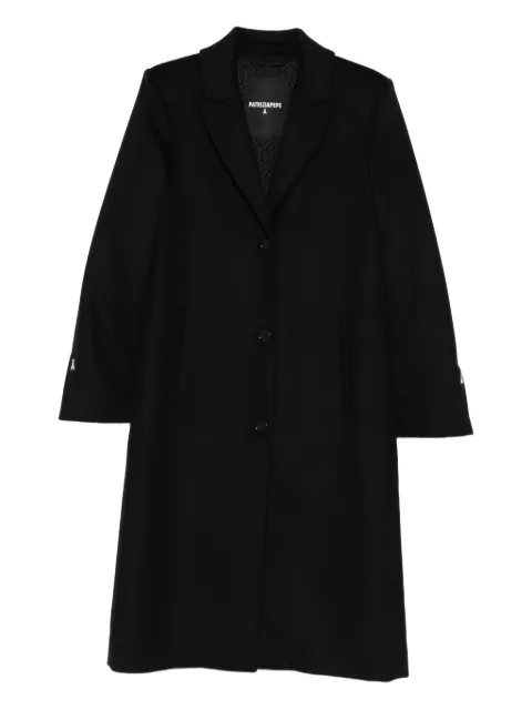Patrizia Pepe wool-blend single-breasted coat