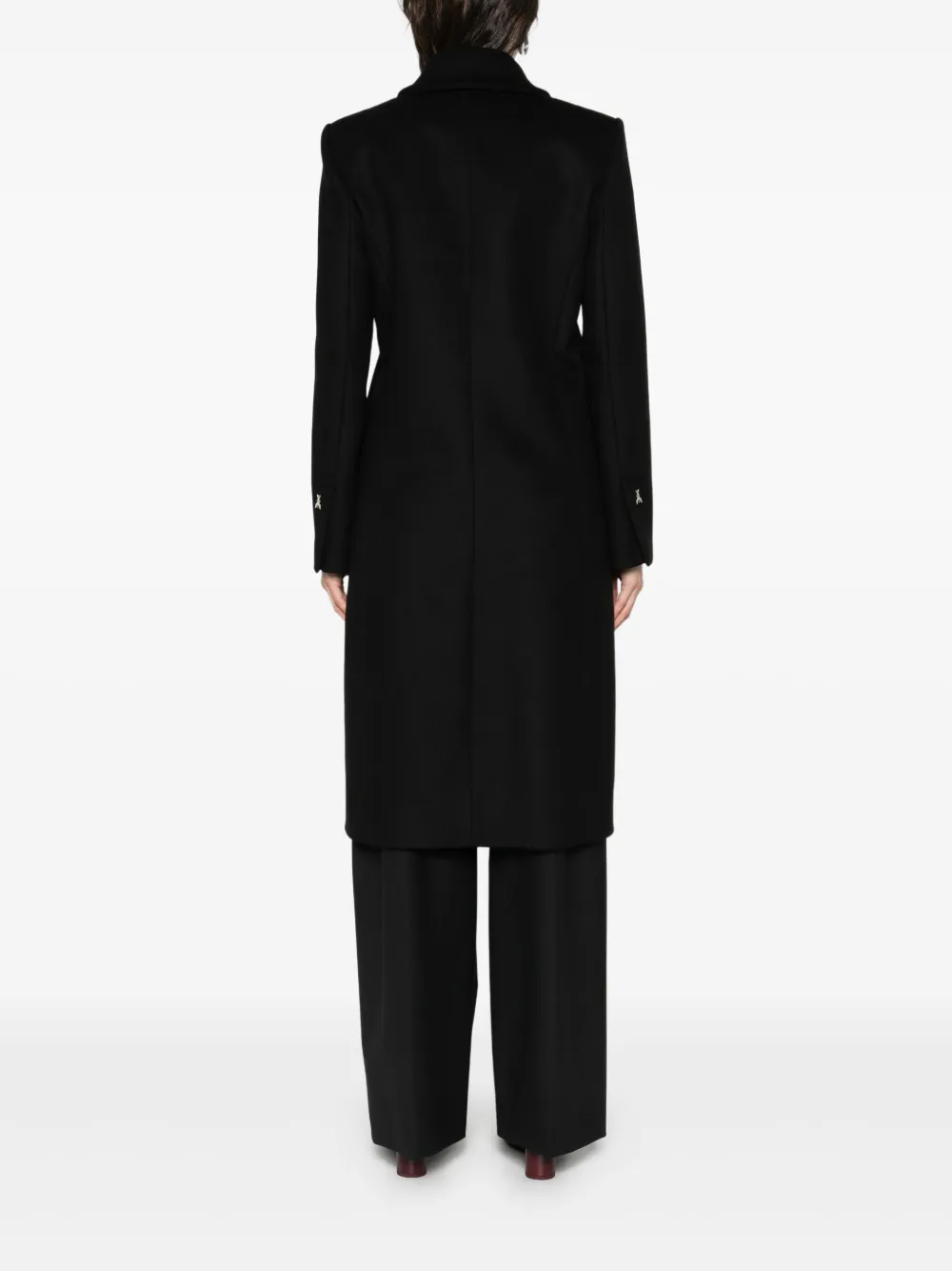 Patrizia Pepe Wollen jas Zwart