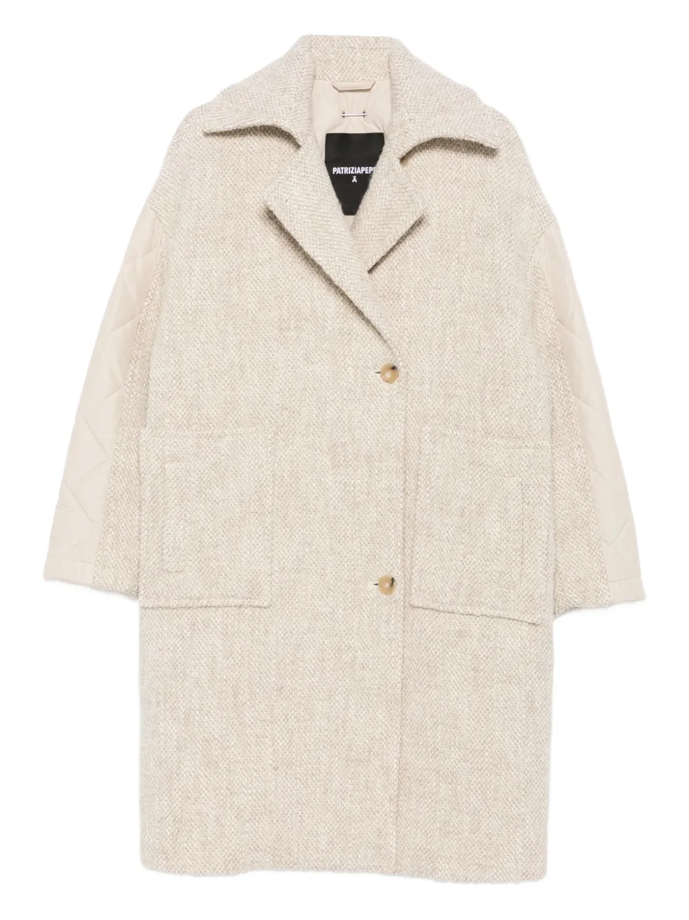 Patrizia Pepe single-breasted coat | Image 1
