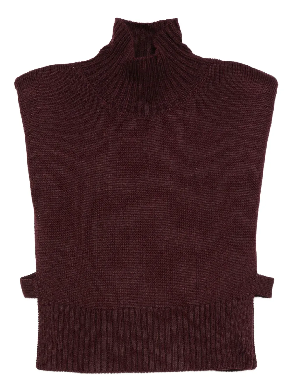 Patrizia Pepe Trui met hoge hals Rood