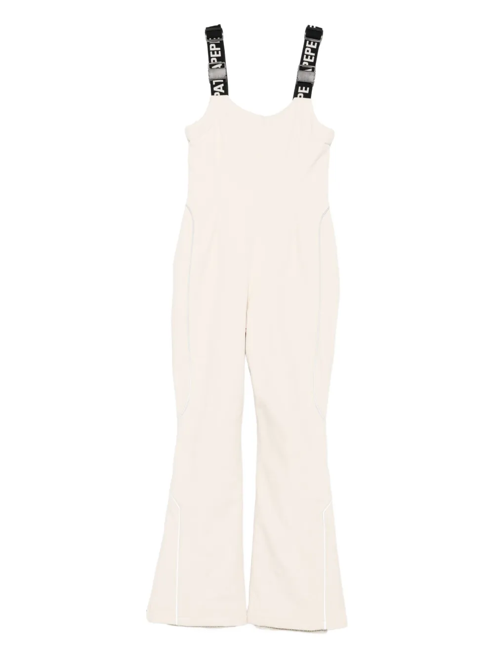 Patrizia Pepe Jumpsuit met logoprint - Wit