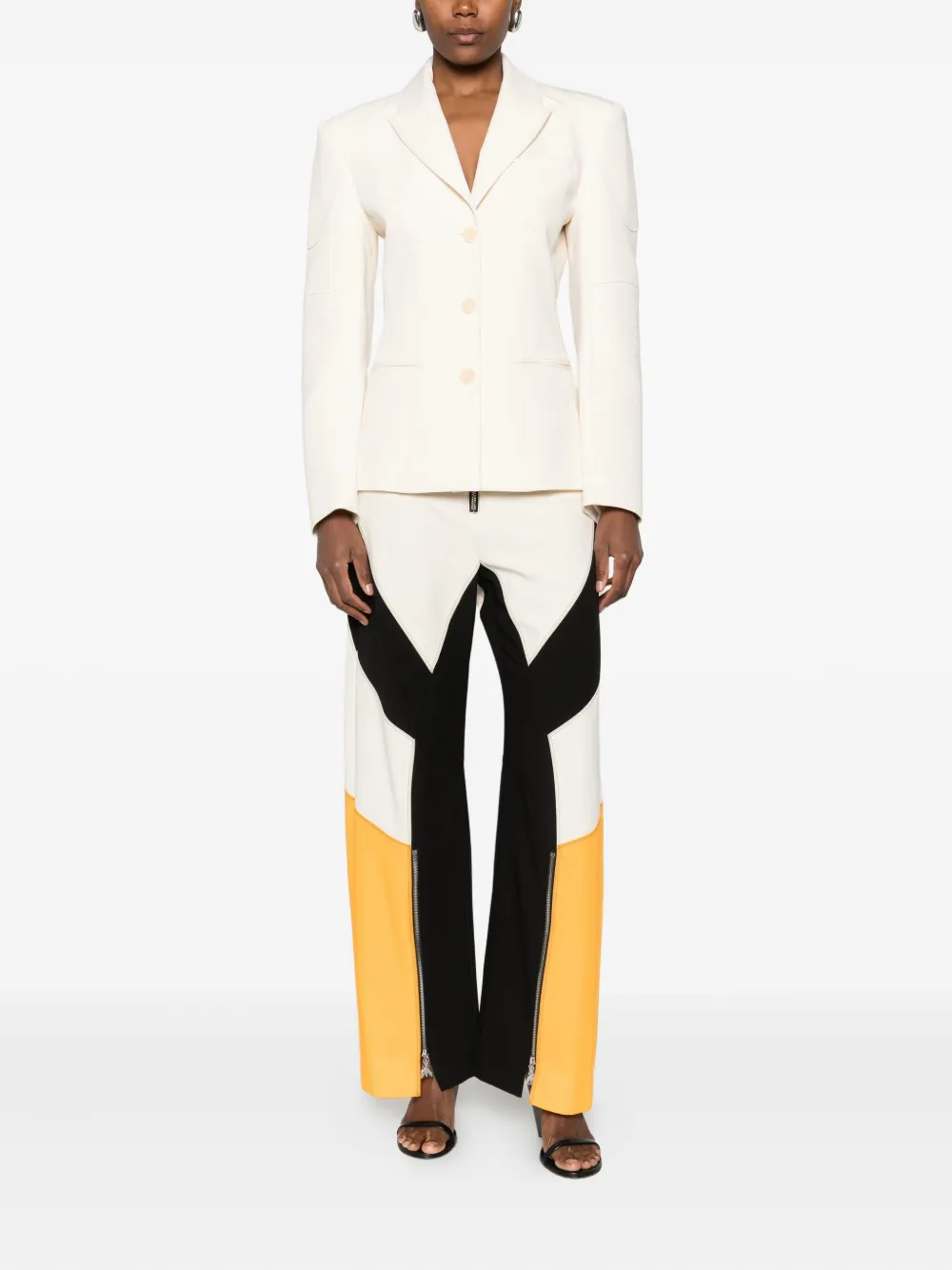 Patrizia Pepe Straight broek - Wit