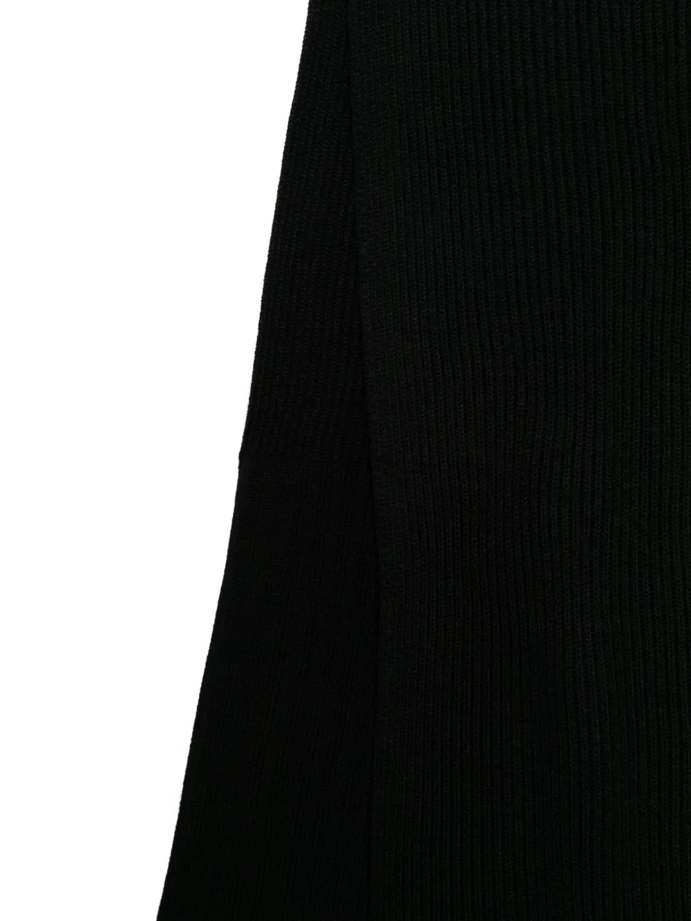 Patrizia Pepe Wool Blend Scarf In Black