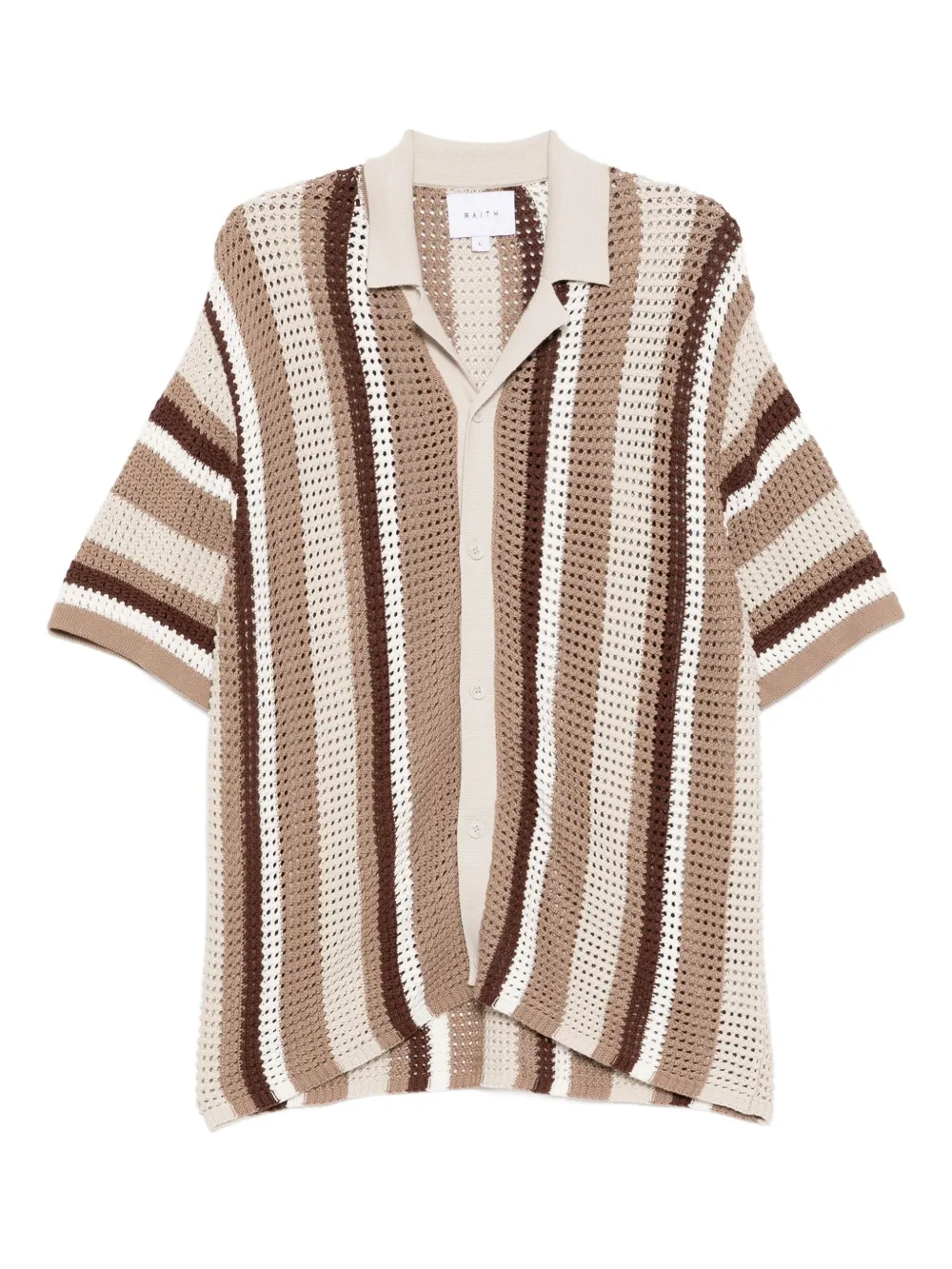RAITH Dellamore striped shirt | Brown | Image 1