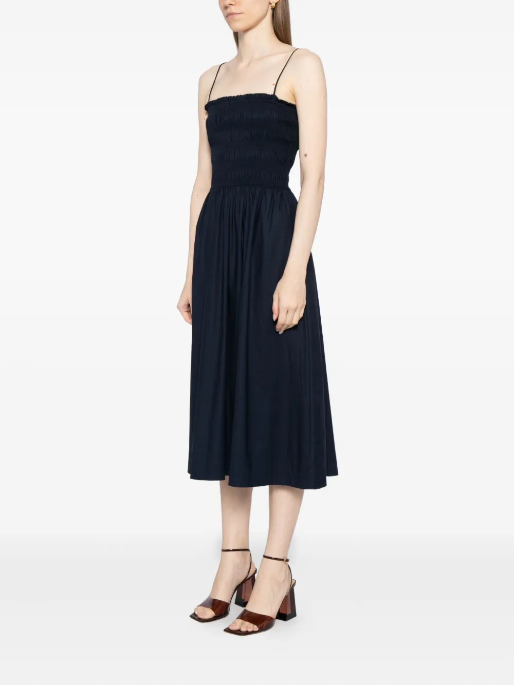 Reformation Kerrie jurk Blauw