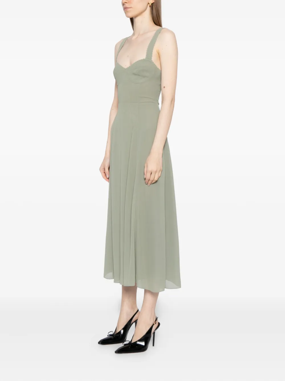 Reformation Lela Dress In Green