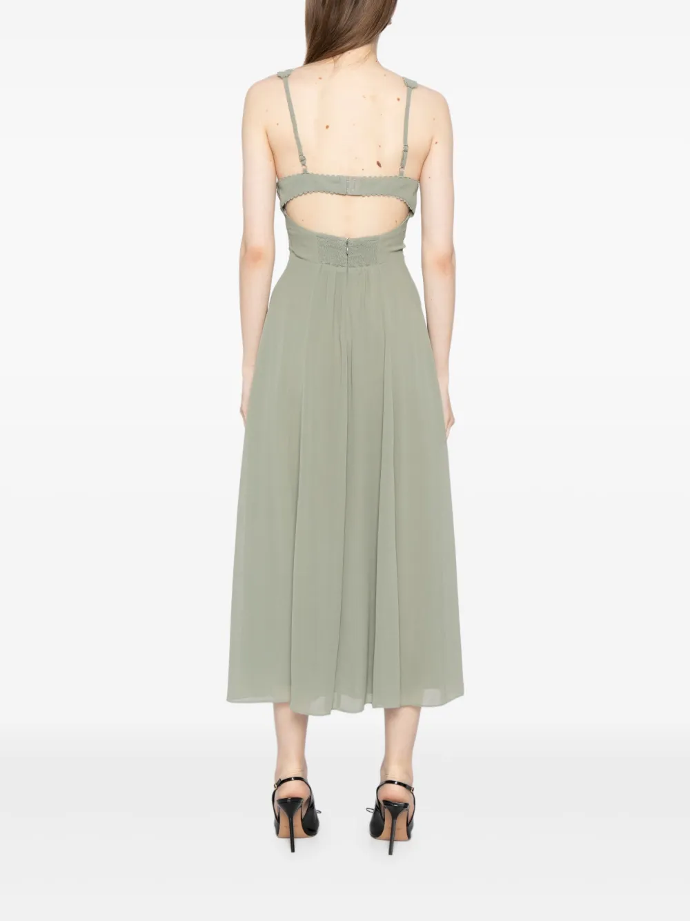 Reformation Lela jurk Groen