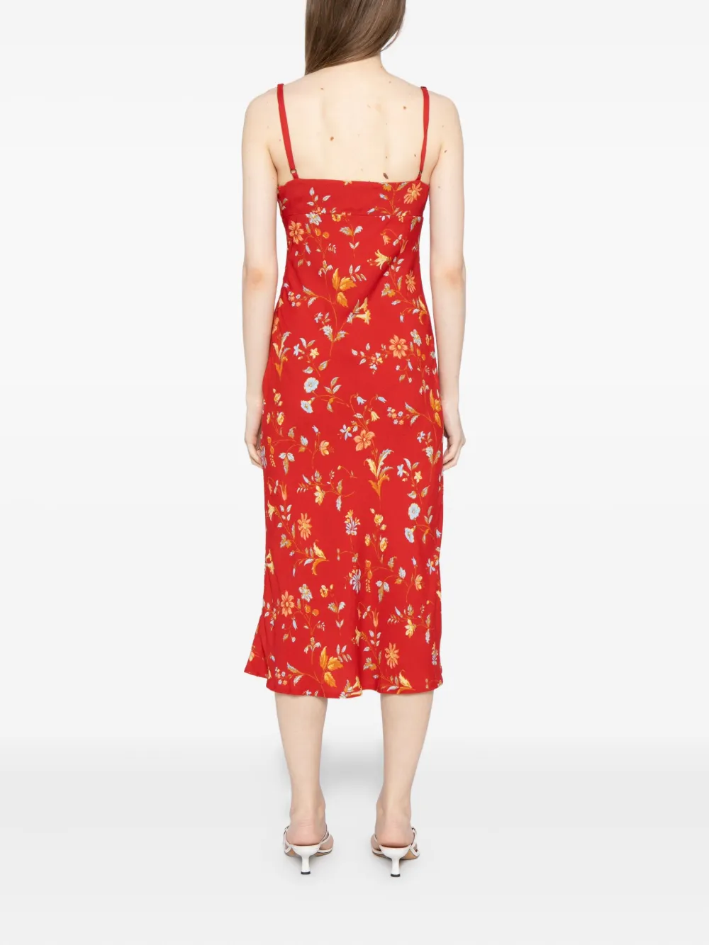 Reformation Camira Dress In Red