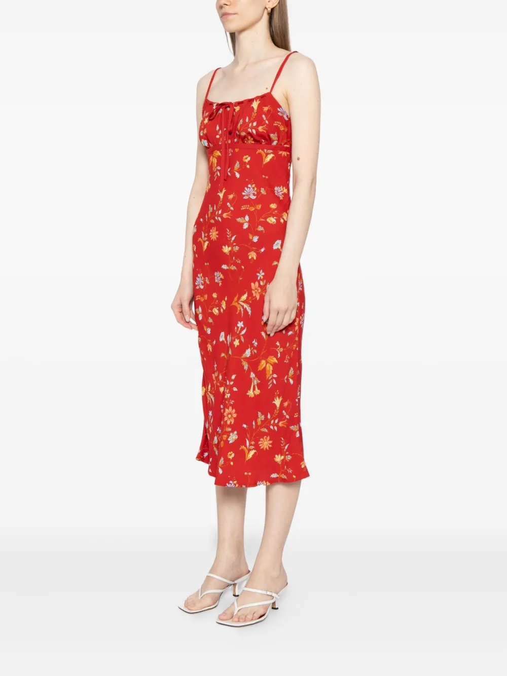 Reformation Camira Dress In Red