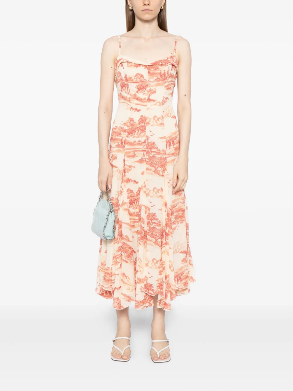 Reformation Fredo Dress In Neutral